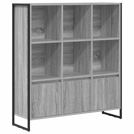 vidaXL Βιβλιοθήκη 2 pcs Γκρίζο Σονομα 99,5 x 30 x 108 εκ.