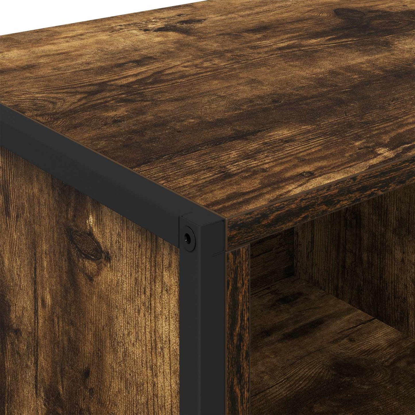 vidaXL Πλαϊνό γραφείο 2 pcs Καπνιστό Δρύς 81 x 36 x 150.5 εκ.