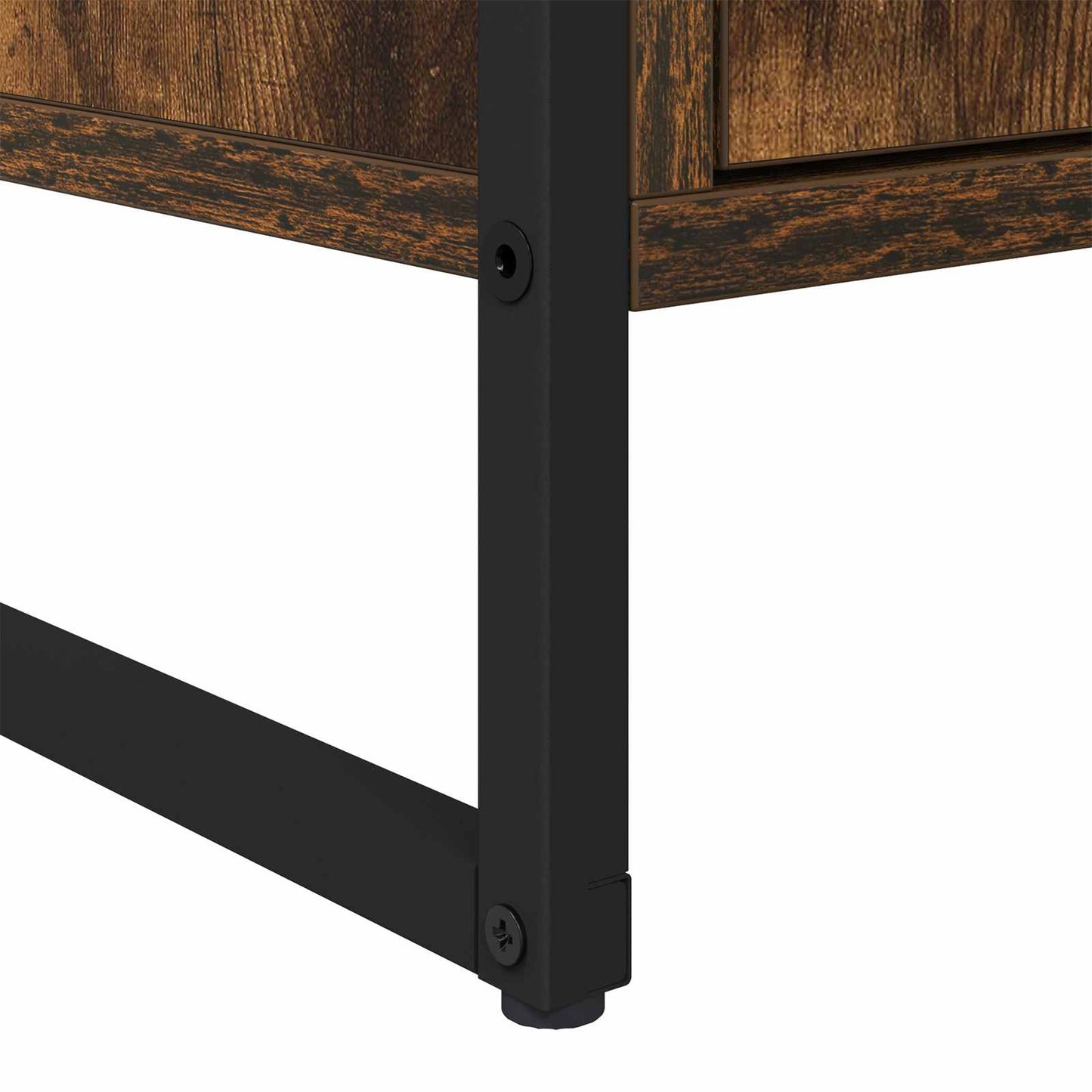 vidaXL Πλαϊνό γραφείο 2 pcs Καπνιστό Δρύς 81 x 36 x 150.5 εκ.