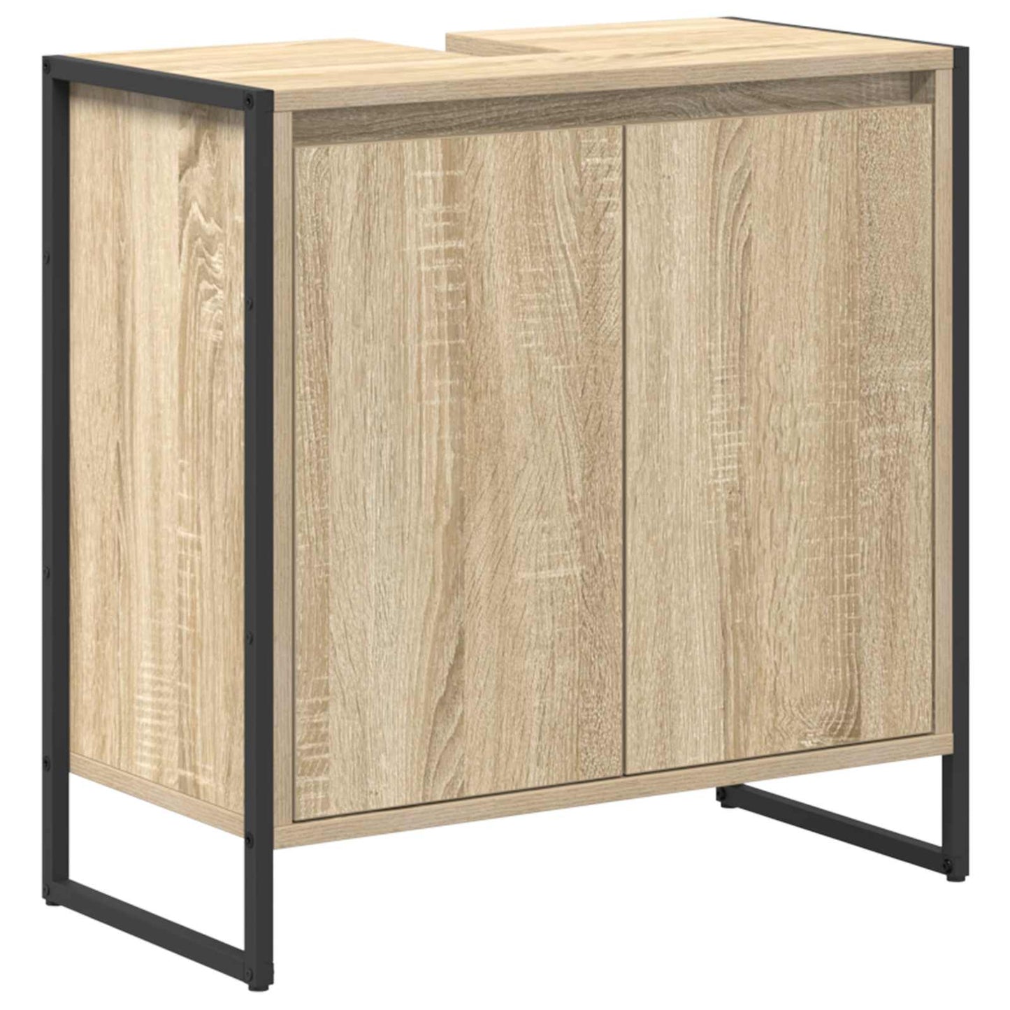 vidaXL Σετ Επίπλων Μπάνιου με συρτάρι Δρύς Sonoma Επεξεργασμένο ξύλο