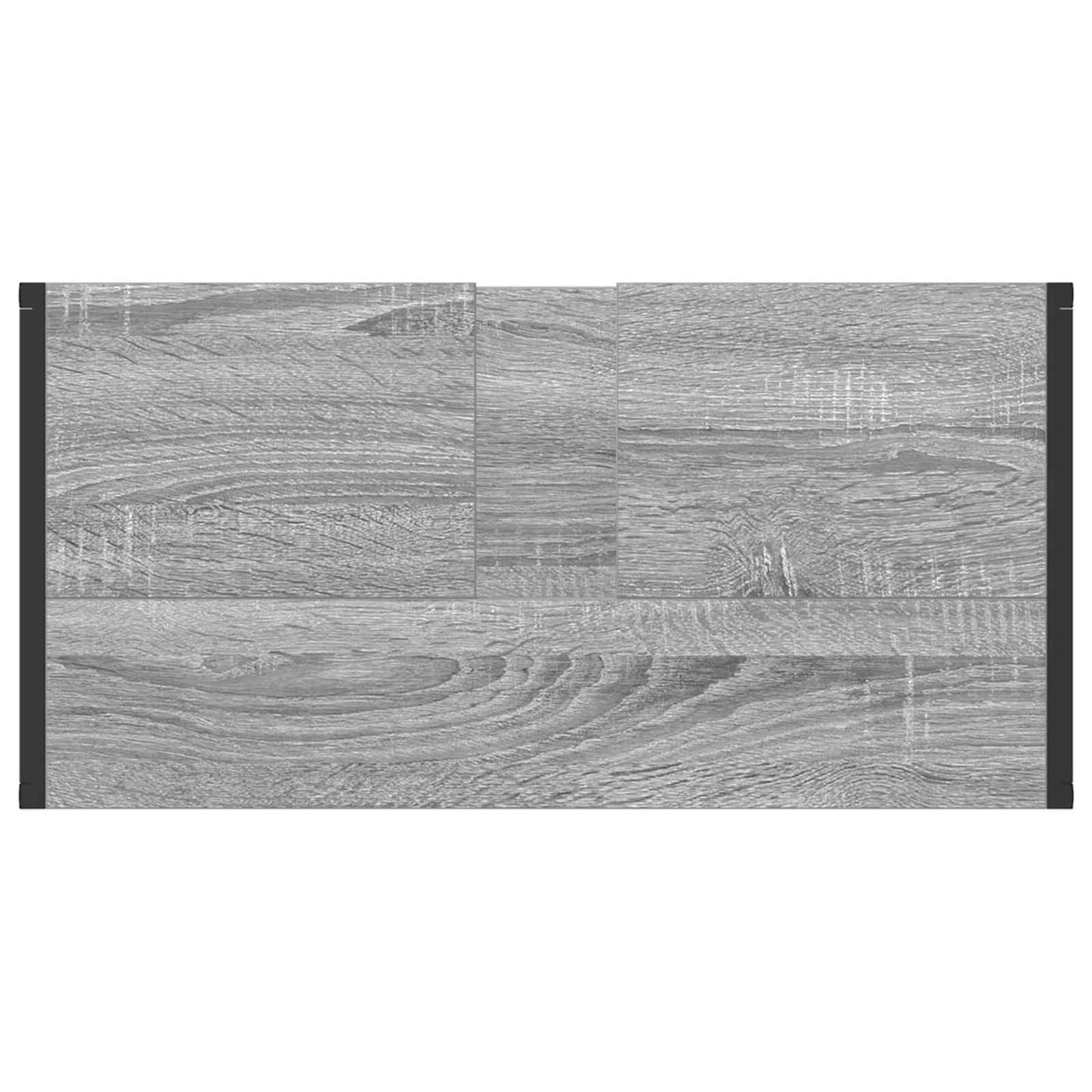 vidaXL Σετ Επίπλων Μπάνιου με συρτάρι Γκρίζο Σονομα Επεξεργασμένο ξύλο