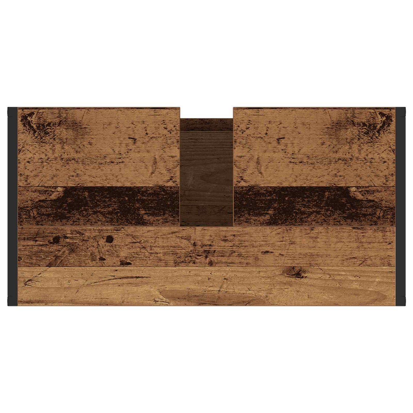 vidaXL Σετ Επίπλων Μπάνιου με συρτάρι Παλιό ξύλο Επεξεργασμένο ξύλο