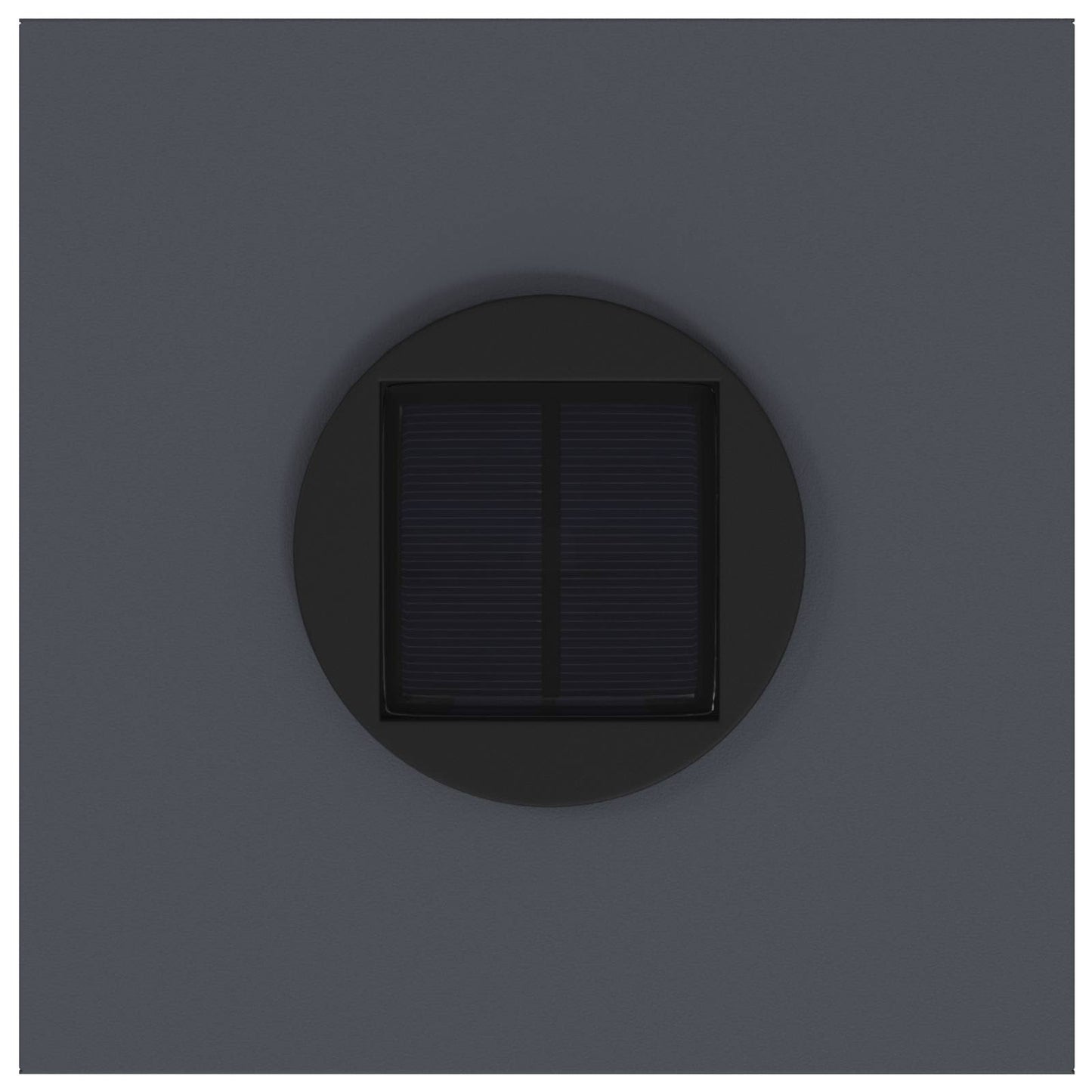vidaXL Φωτιστικό Ηλιακής Ενέργειας LED Διαδρομής 2 pcs Ανθρακί