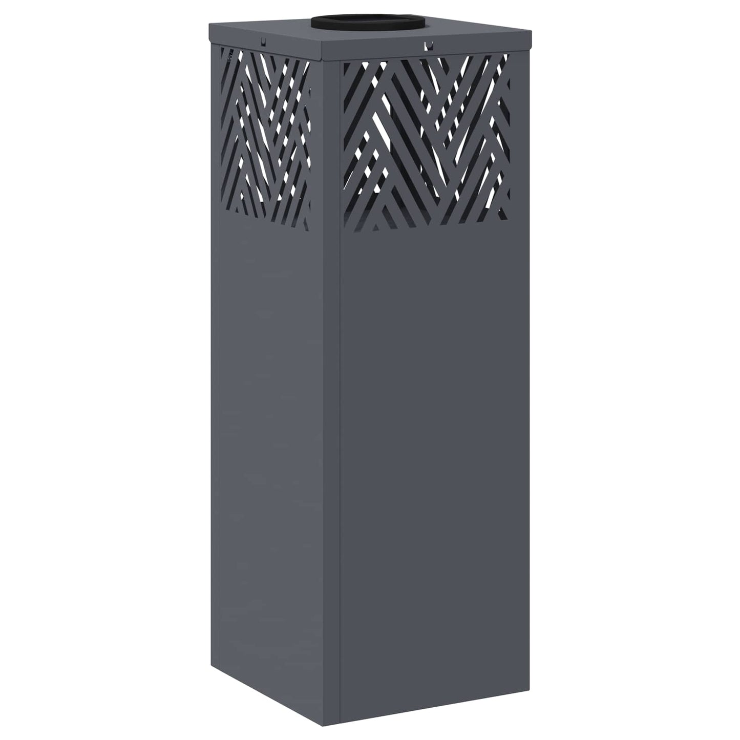 vidaXL Ηλιακό LED Φως Δρόμου 2 pcs Ανθρακί Κρύο Ρολαρισμένο Χάλυβα