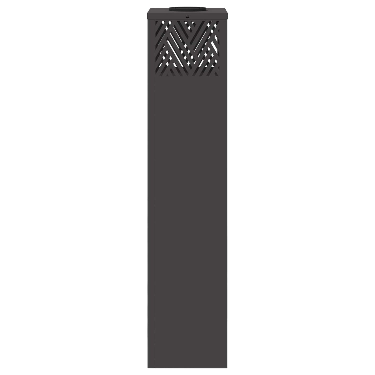 vidaXL Ηλιακό LED Φως Δρόμου 2 pcs Μαύρο Κρύο Ρολαρισμένο Χάλυβα