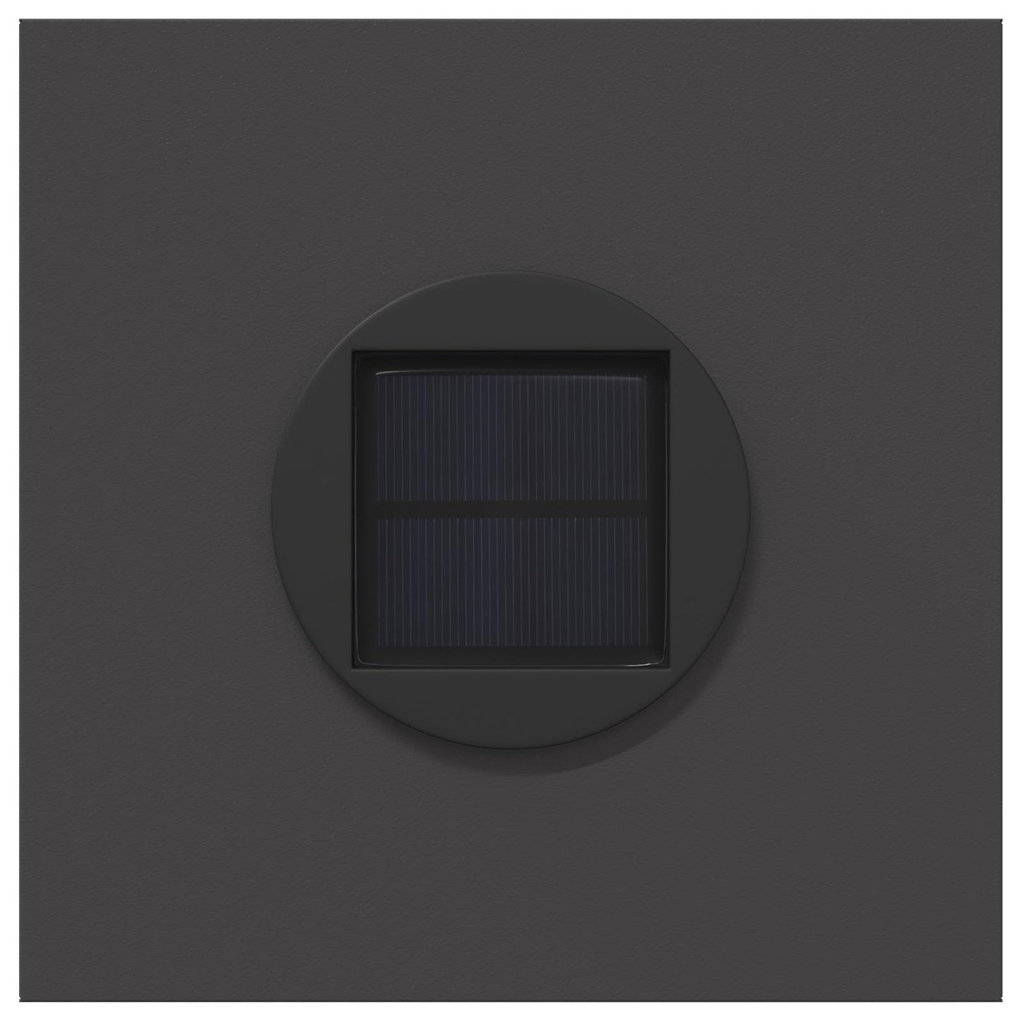 vidaXL Ηλιακό LED Φως Δρόμου 2 pcs Μαύρο Κρύο Ρολαρισμένο Χάλυβα