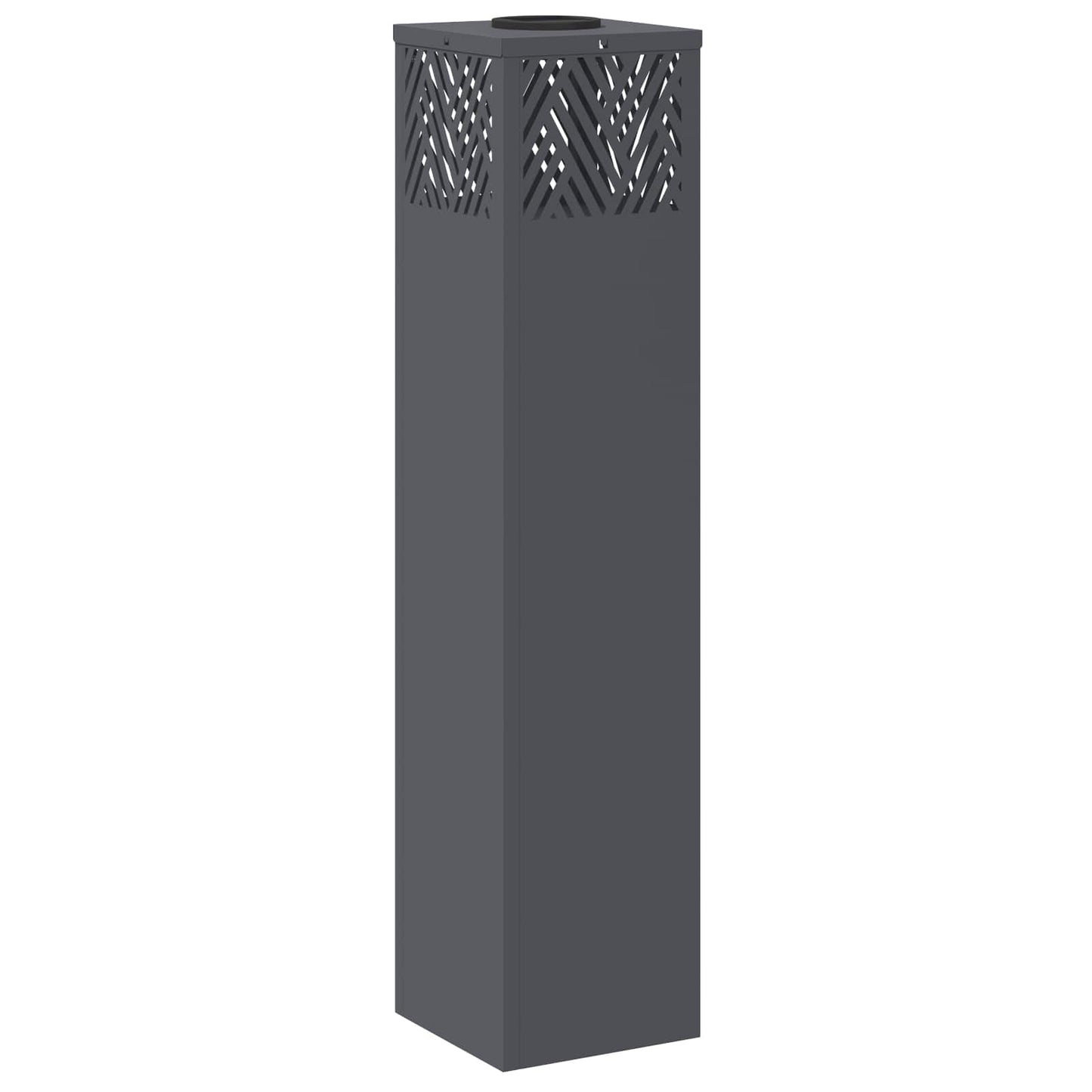 vidaXL Ηλιακό LED Φως Δρόμου 2 pcs Ανθρακί Κρύο Ρολαρισμένο Χάλυβα