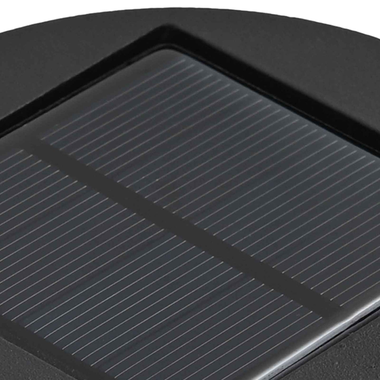 vidaXL Ηλιακό LED Φως Δρόμου 2 pcs Μαύρο Κρύο Ρολαρισμένο Χάλυβα