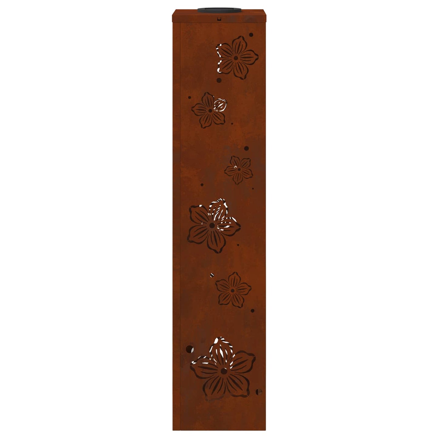 vidaXL Ηλιακό LED Φως Δρόμου 2 pcs Σκ rusty Ατσάλι Σκληρυθέν στον Αέρα