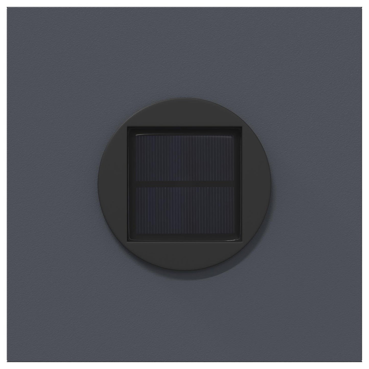 vidaXL Ηλιακό LED Φως Δρόμου 2 pcs Ανθρακί Κρύο Ρολαρισμένο Χάλυβα