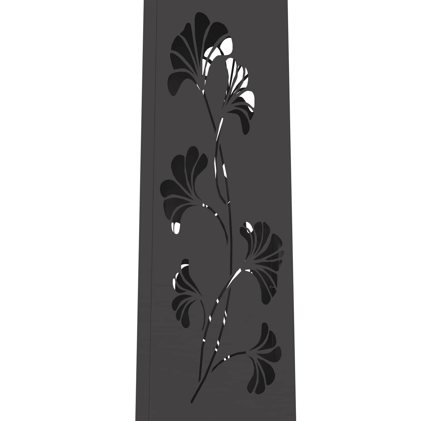 vidaXL Ηλιακό LED Φως Δρόμου 2 pcs Μαύρο Κρύο Ρολαρισμένο Χάλυβα