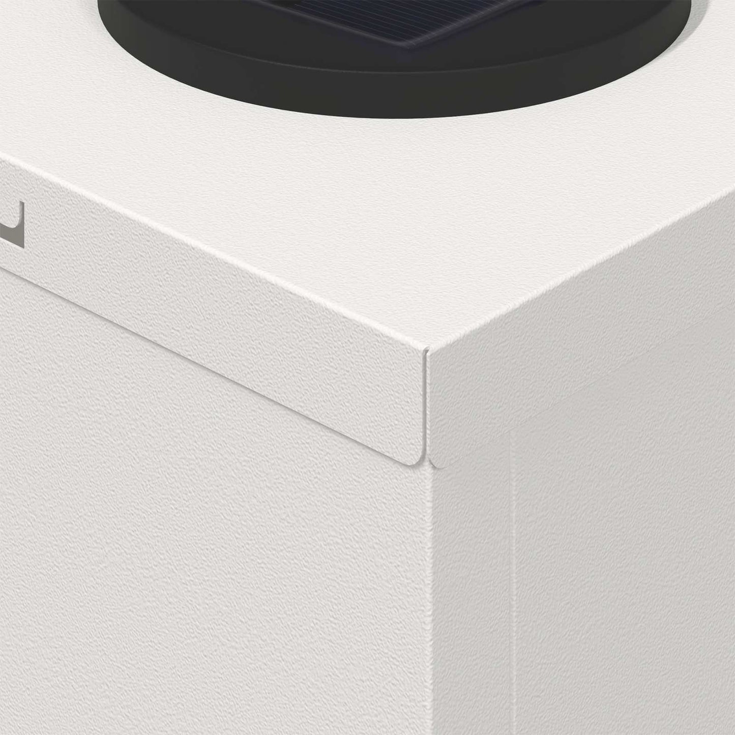 vidaXL Ηλιακό LED Φως Δρόμου 2 pcs Λευκό Κρύο Ρολαρισμένο Χάλυβα
