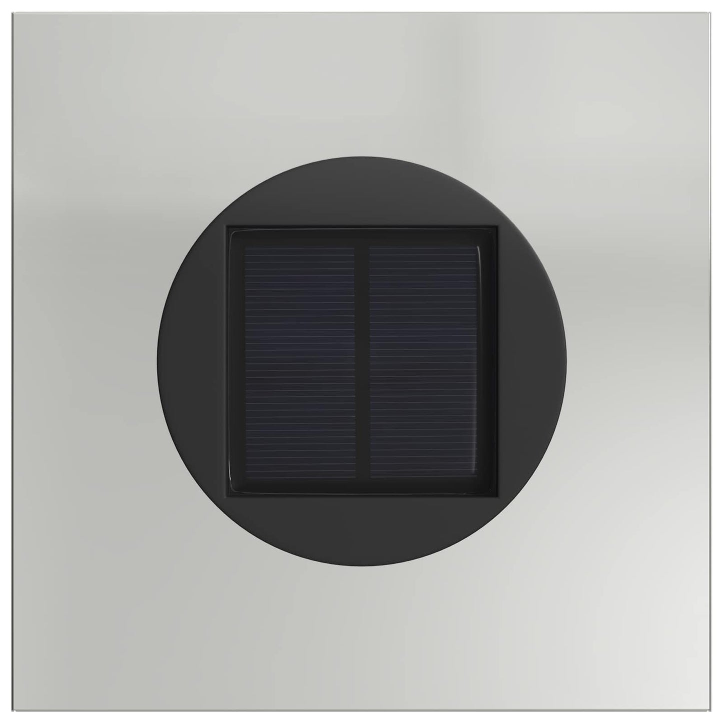vidaXL Ηλιακό LED Φως Δρόμου 2 pcs Ασημί Γαλβανισμένο Χάλυβα