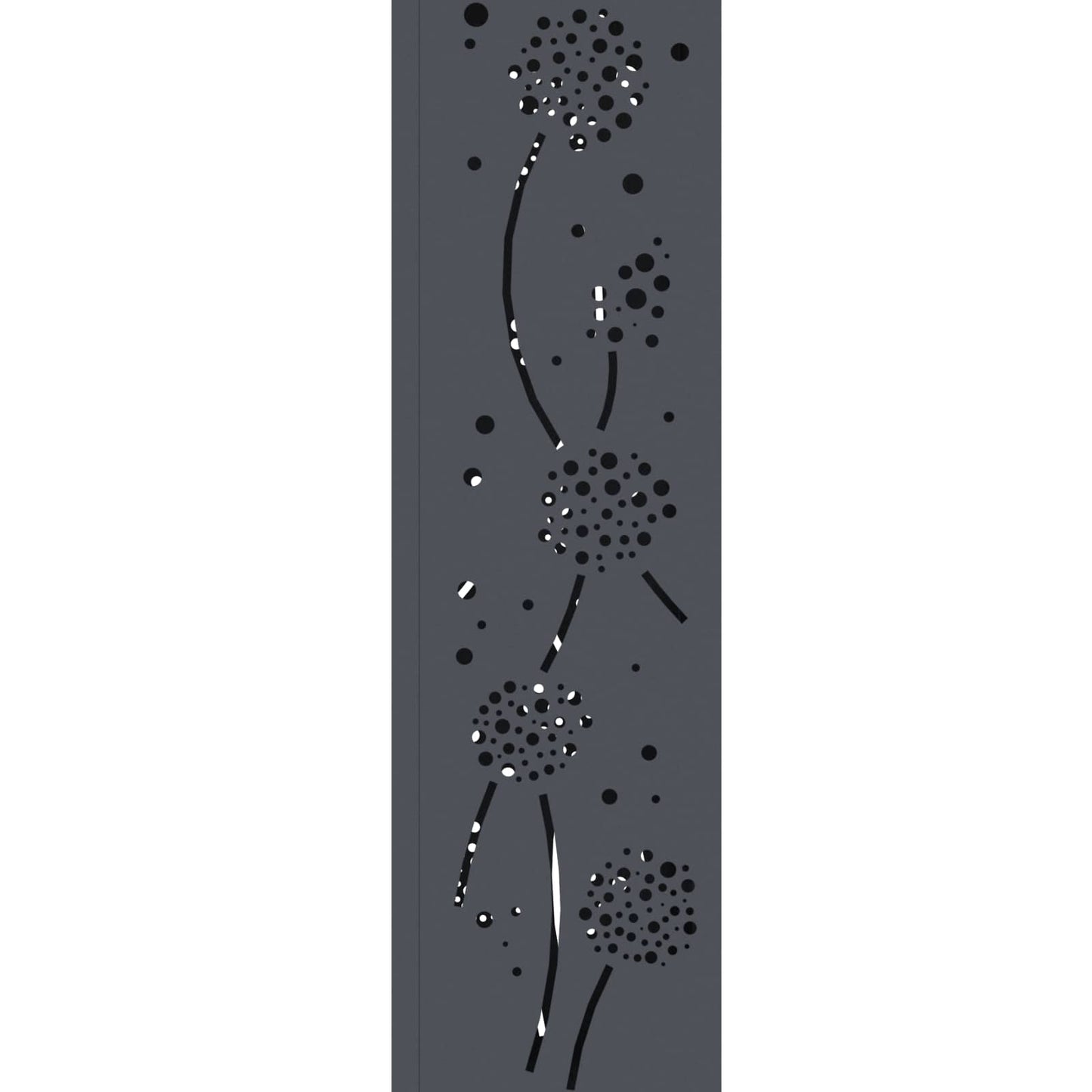 vidaXL Ηλιακό LED Φως Δρόμου 2 pcs Ανθρακί Κρύο Ρολαρισμένο Χάλυβα