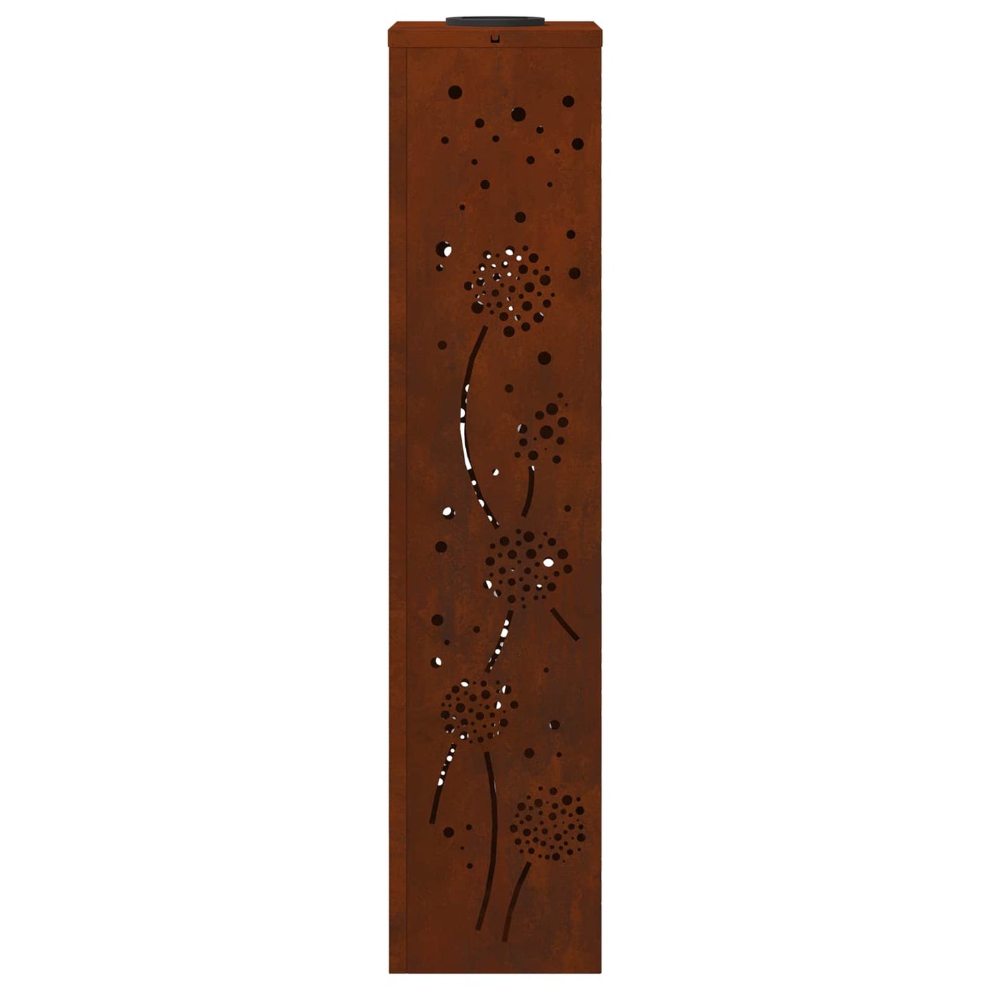 vidaXL Ηλιακό LED Φως Δρόμου 2 pcs Χάλυβας Corten Χάλυβας Corten