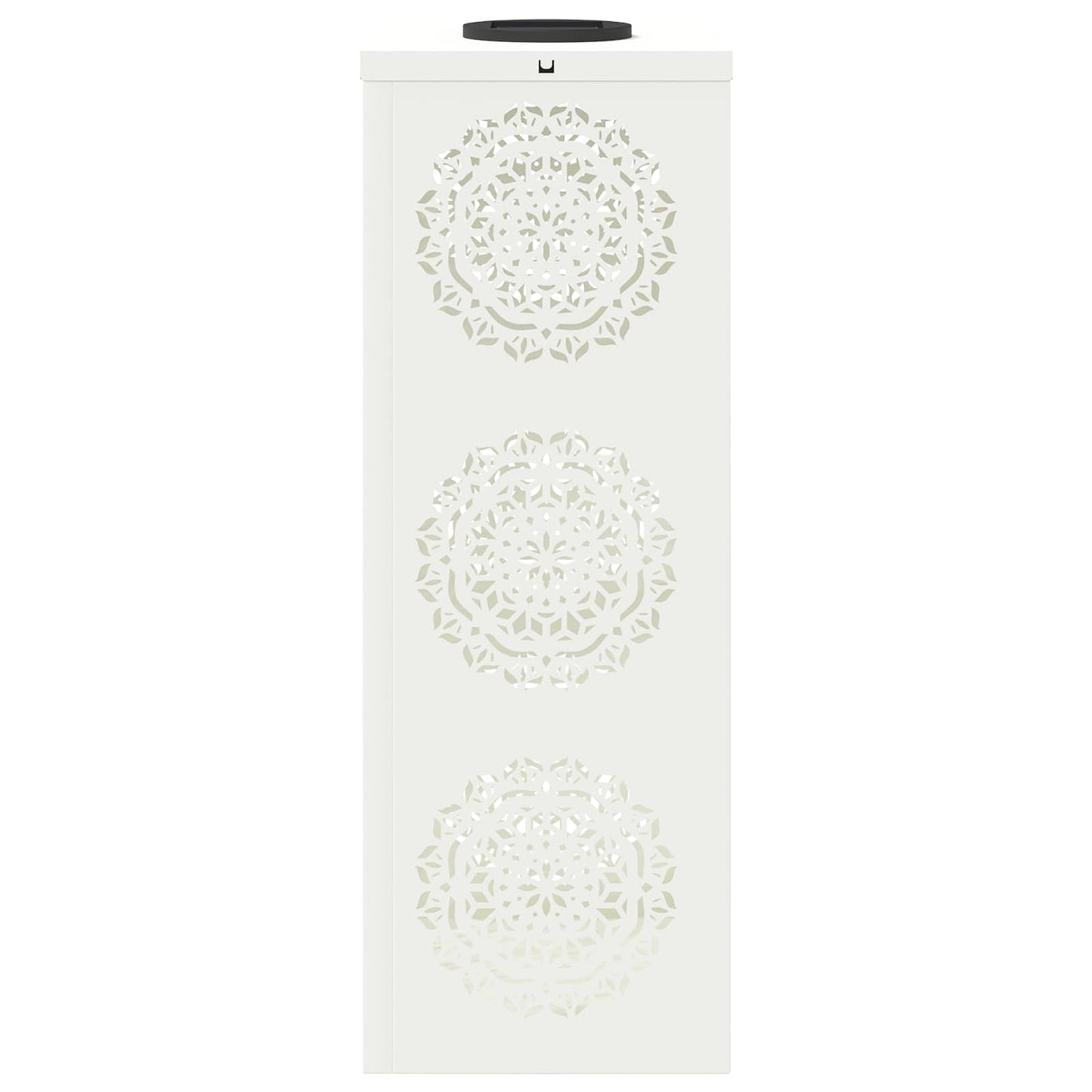 vidaXL Ηλιακό LED Φως Δρόμου 2 pcs Λευκό Κρύο Ρολαρισμένο Χάλυβα