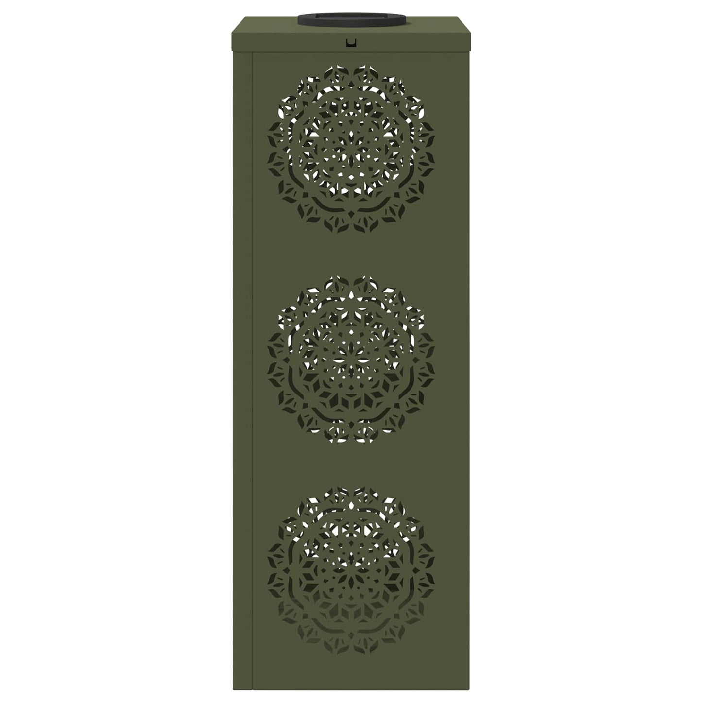 vidaXL Ηλιακό LED Φως Δρόμου με φώτα με μπαταρία 2 pcs Ελιά Πράσινη