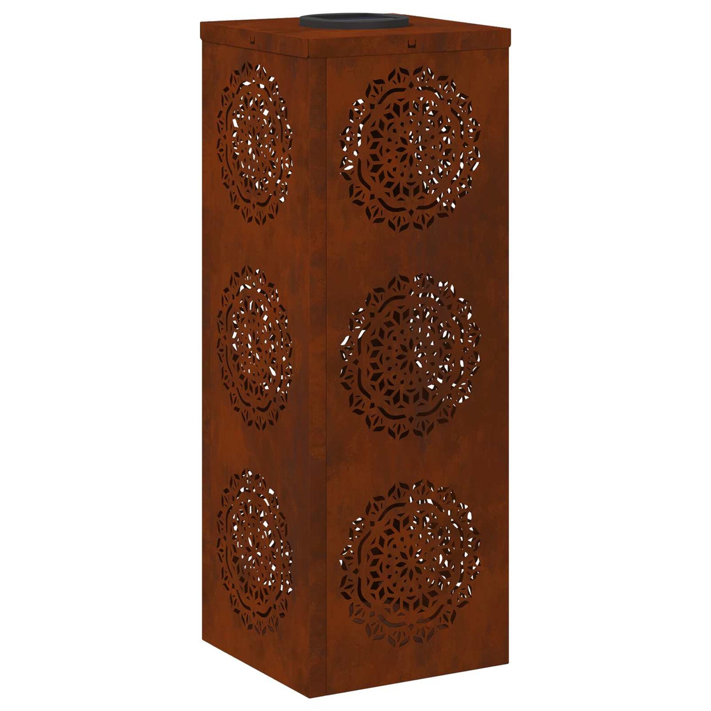 vidaXL Ηλιακό LED Φως Δρόμου 2 pcs Χάλυβας Corten Χάλυβας Corten