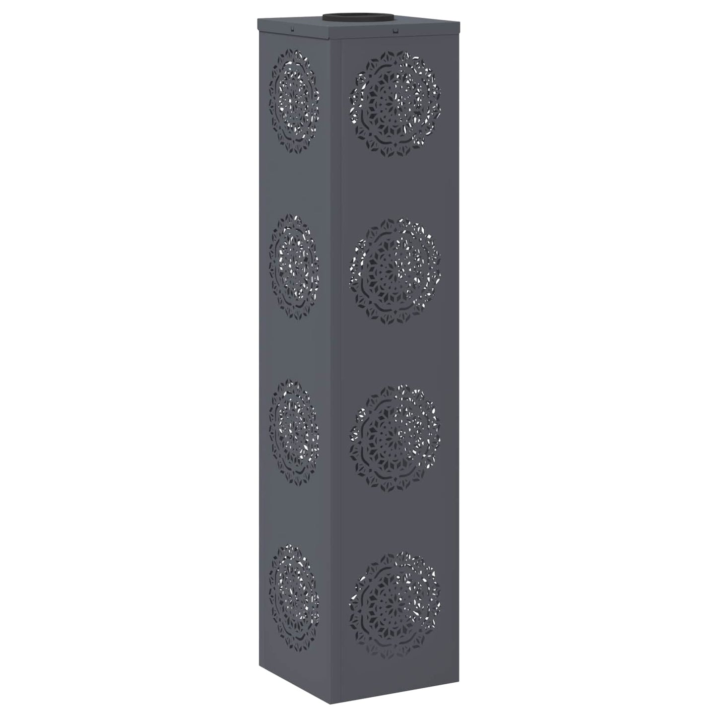 vidaXL Ηλιακό LED Φως Δρόμου 2 pcs Ανθρακί Κρύο Ρολαρισμένο Χάλυβα