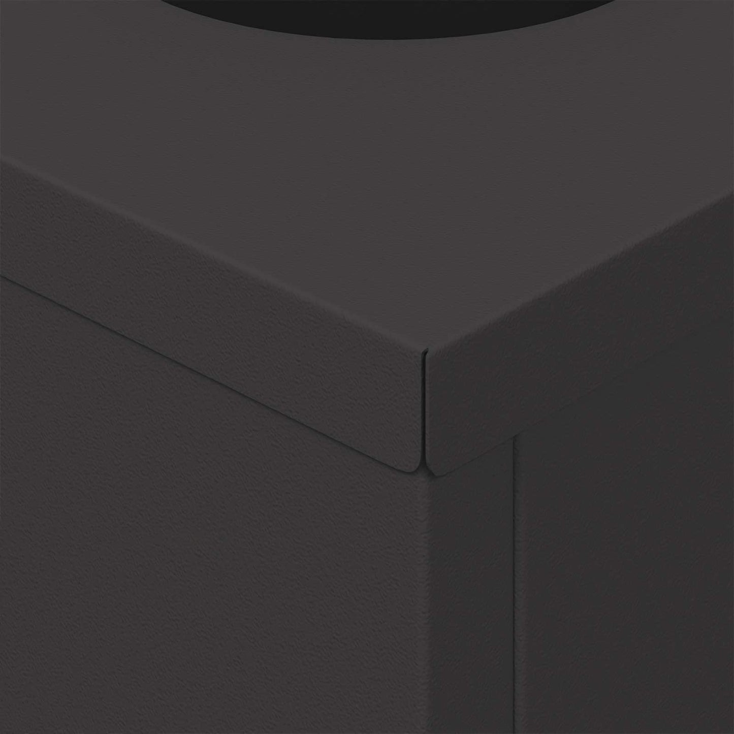 vidaXL Ηλιακό LED Φως Δρόμου 2 pcs Μαύρο Κρύο Ρολαρισμένο Χάλυβα