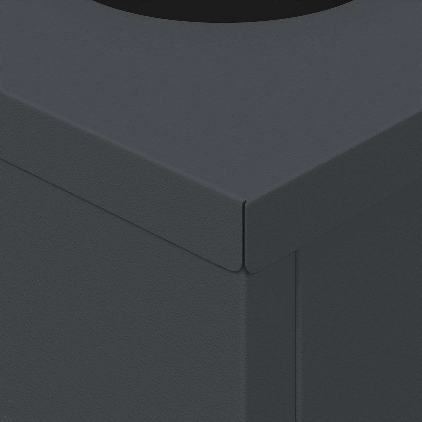 vidaXL Ηλιακό LED Φως Δρόμου 2 pcs Ανθρακί Κρύο Ρολαρισμένο Χάλυβα