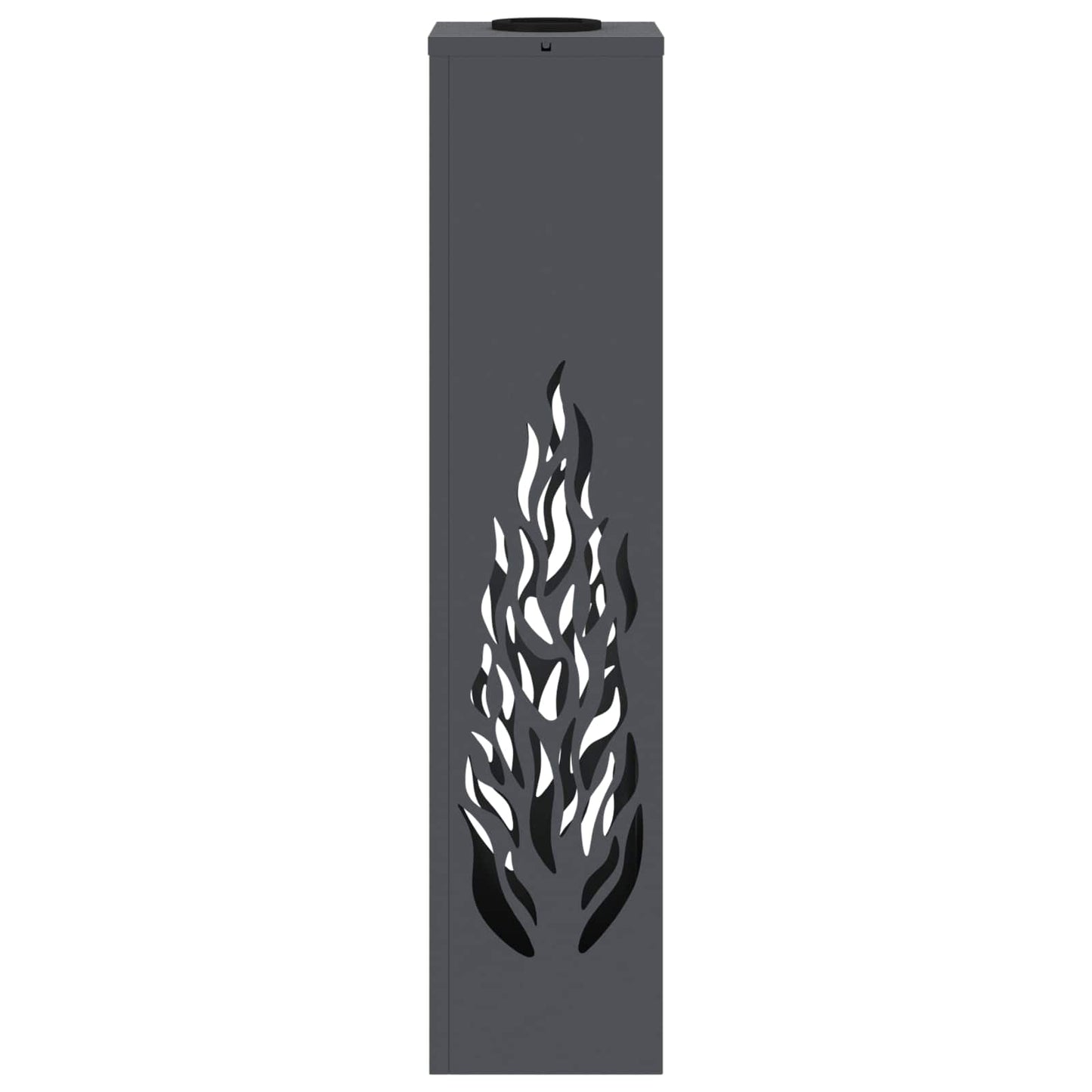 vidaXL Ηλιακό LED Φως Δρόμου 2 pcs Ανθρακί Κρύο Ρολαρισμένο Χάλυβα