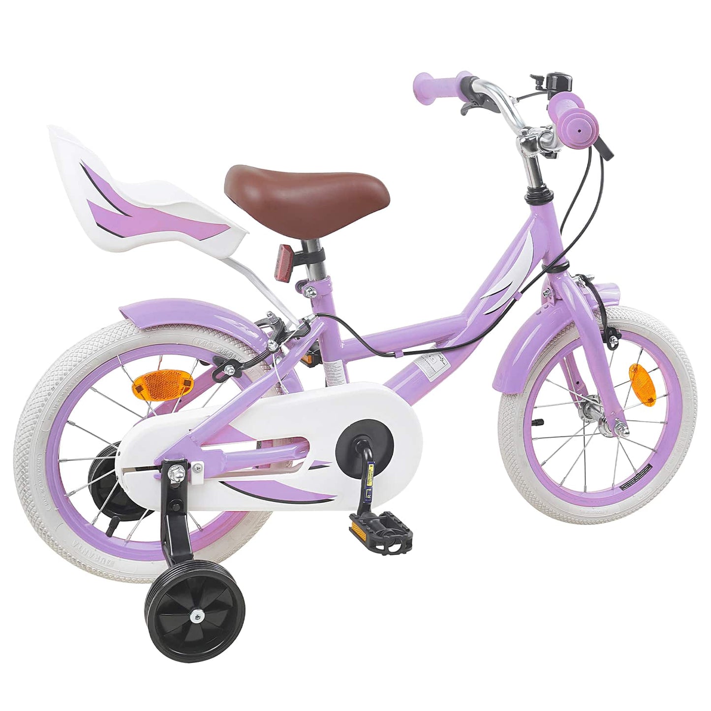 vidaXL Παιδικό Ποδήλατο 16 ίντσες για 4-6 ετών Μοβ