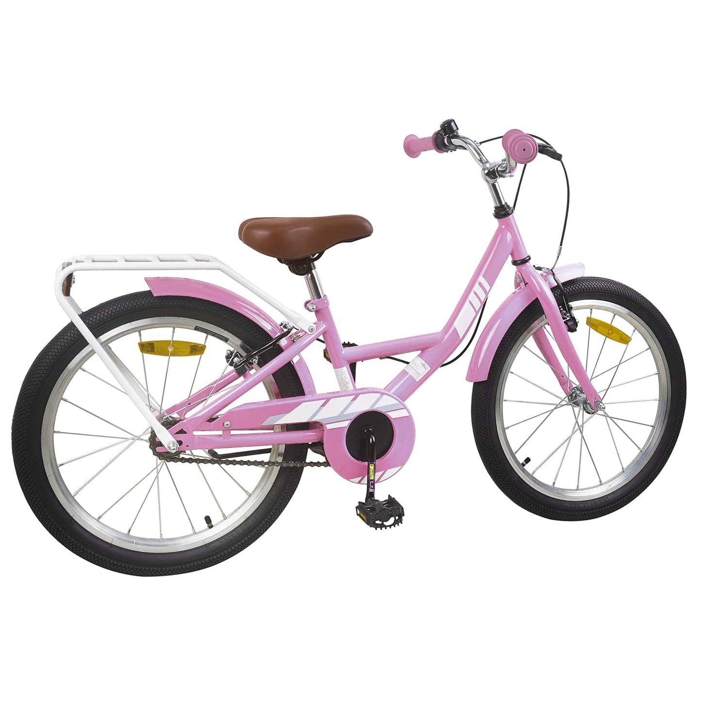 vidaXL Παιδικό Ποδήλατο 18 ίντσες για 5-7 ετών Απαλό Ροζ