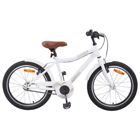 vidaXL Παιδικό Ποδήλατο 18 ίντσες για 5-7 ετών λευκό