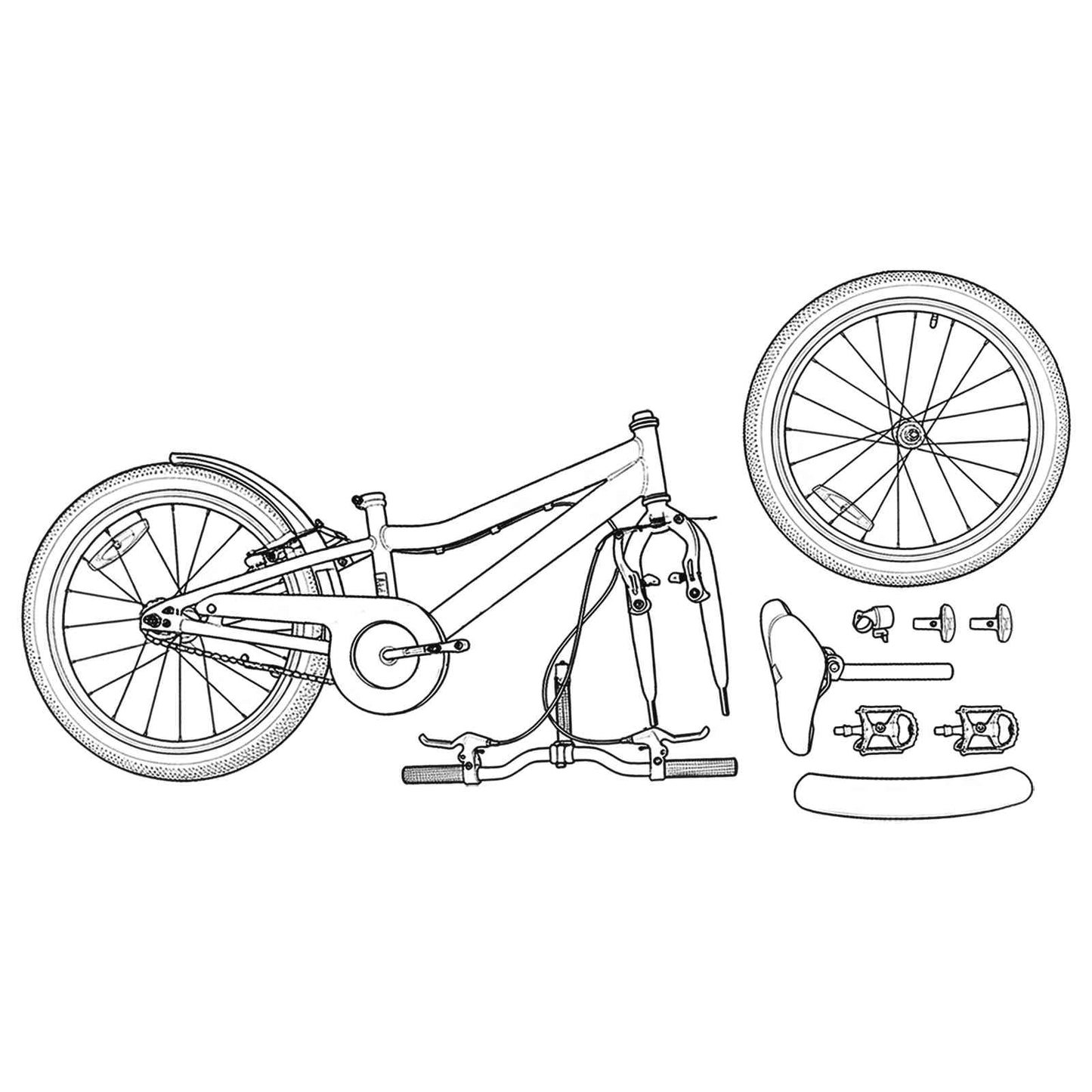 vidaXL Παιδικό Ποδήλατο 20 ίντσες για παιδιά 6-11 ετών Σκούρο ροζ