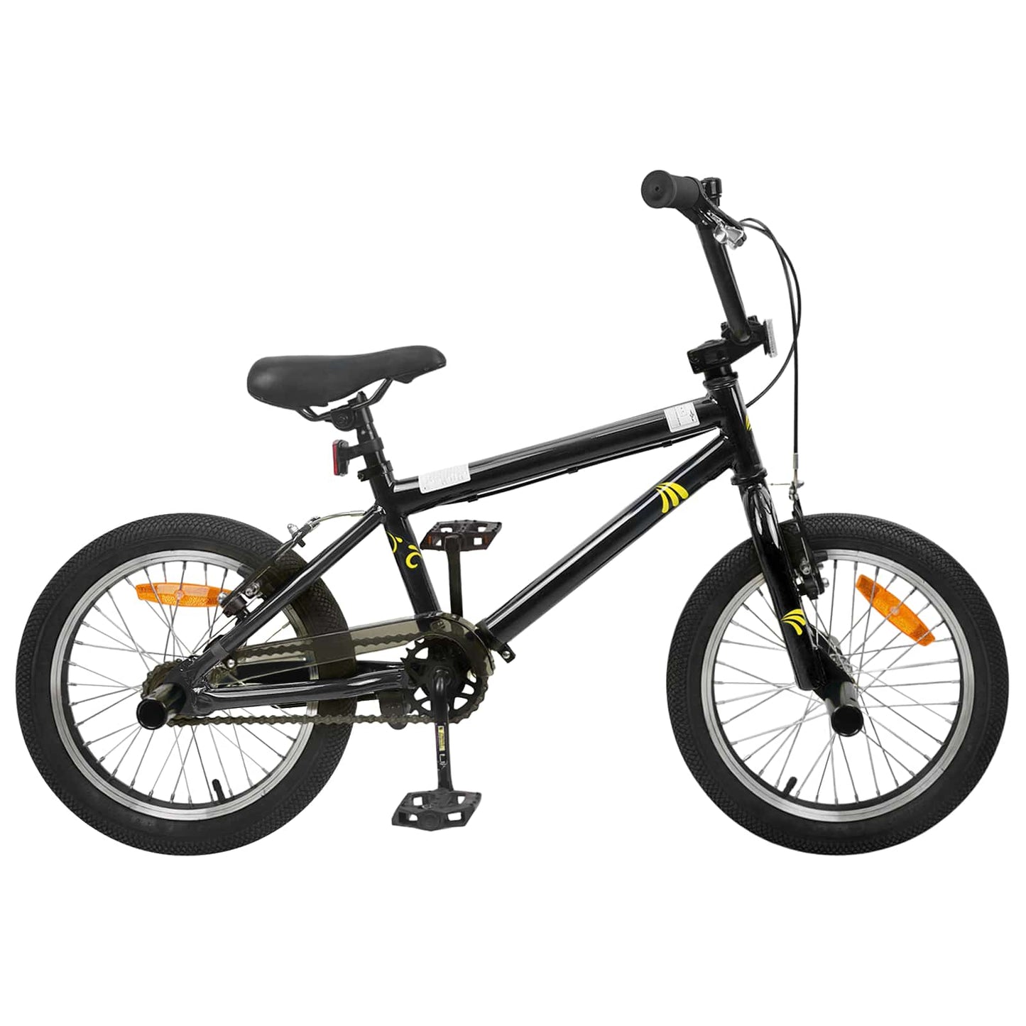 vidaXL BMX Ποδήλατο 20 ίντσες για πάνω από 9 ετών Μαύρο