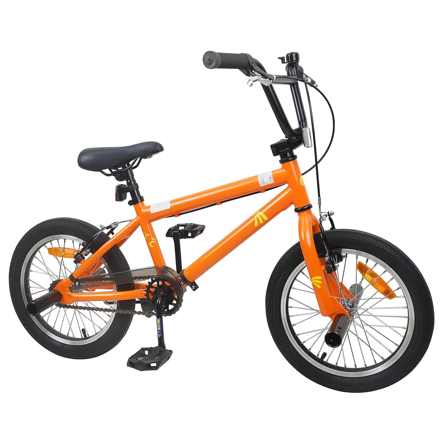 vidaXL BMX Ποδήλατο 20 ίντσες για πάνω από 9 ετών Πορτοκαλί
