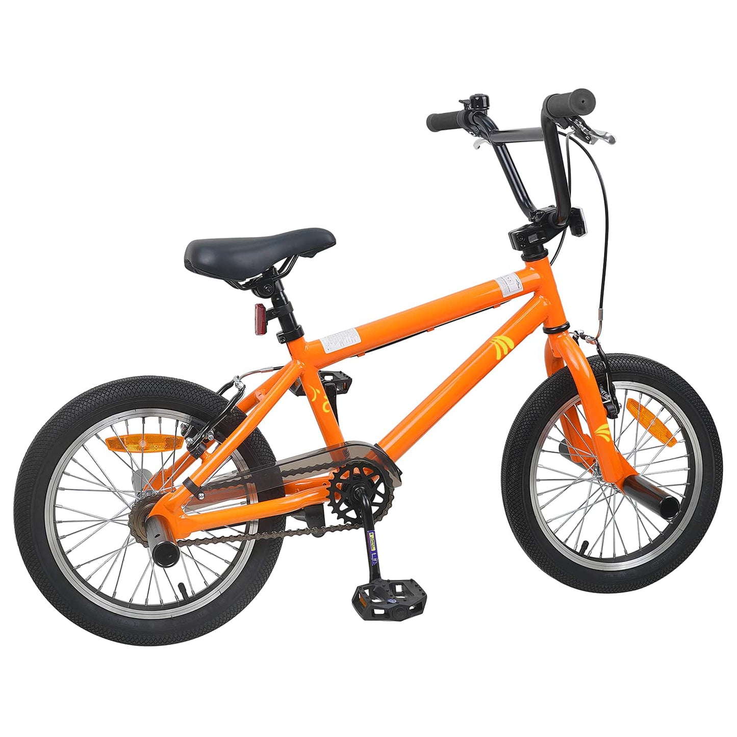 vidaXL BMX Ποδήλατο 20 ίντσες για πάνω από 9 ετών Πορτοκαλί