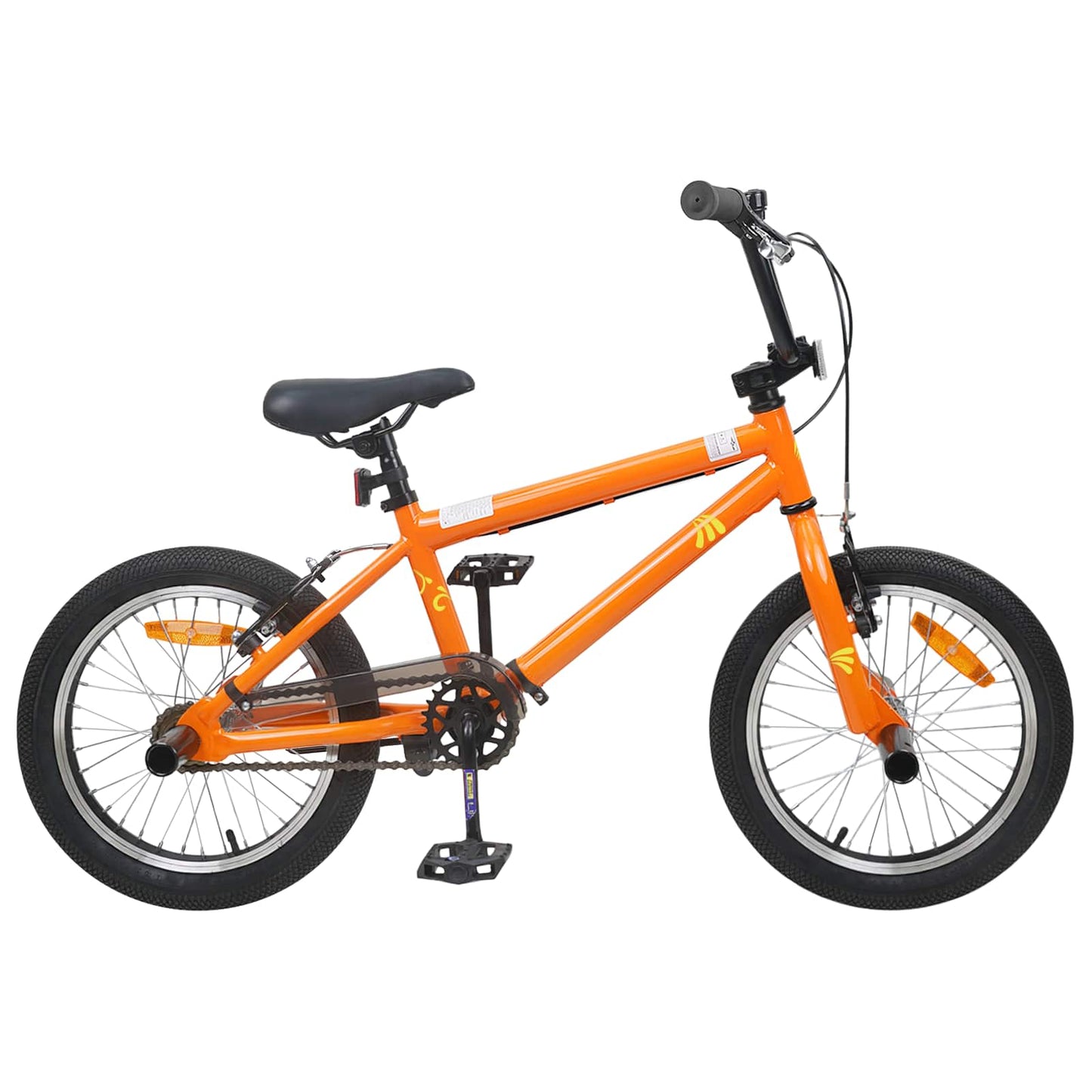 vidaXL BMX Ποδήλατο 20 ίντσες για πάνω από 9 ετών Πορτοκαλί