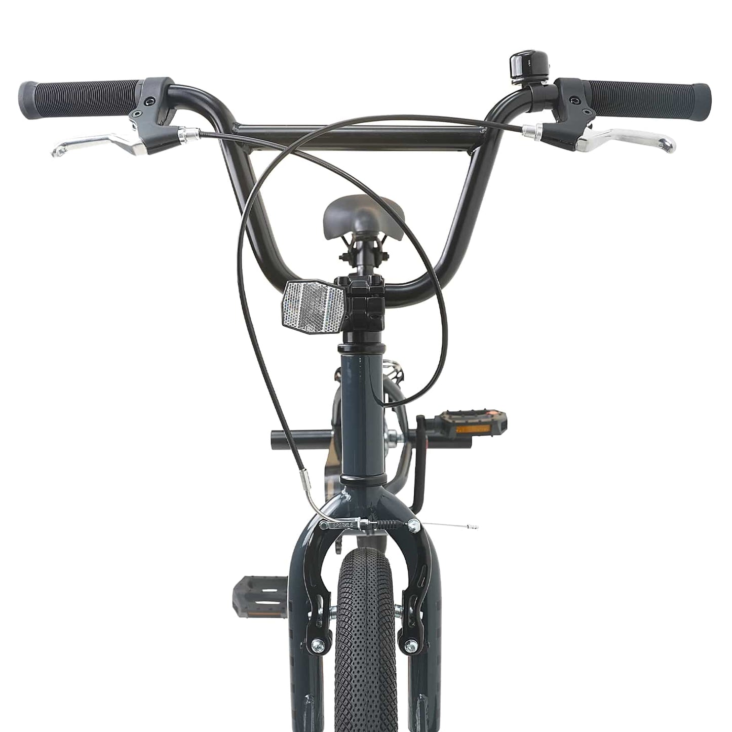 vidaXL BMX Ποδήλατο 16 ίντσες για παιδιά 5-8 ετών Σκούρο Γκρι
