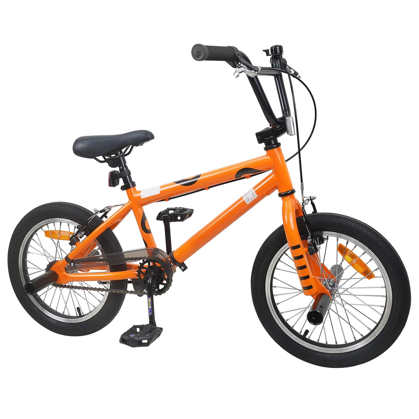 vidaXL BMX Ποδήλατο 16 ίντσες για παιδιά 5-8 ετών Πορτοκαλί