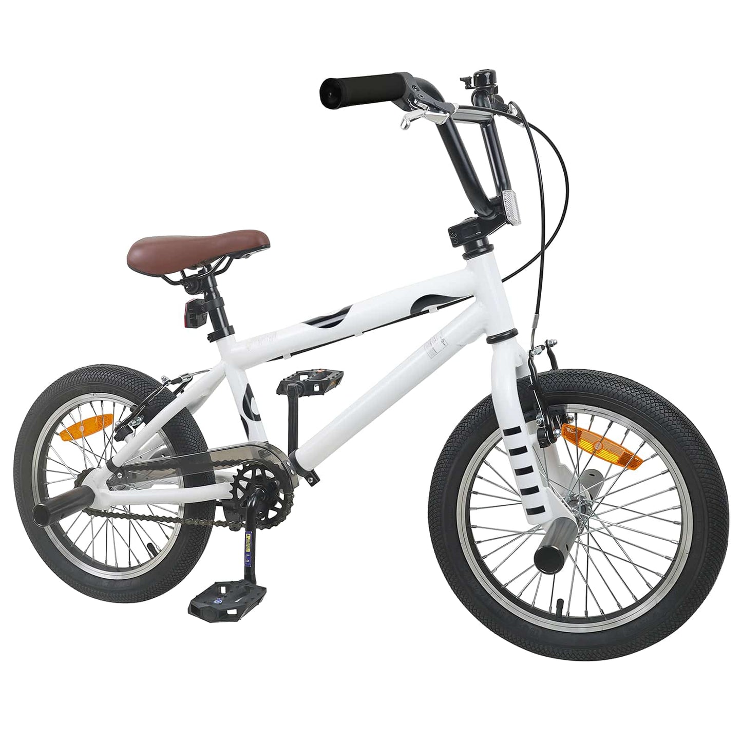vidaXL BMX Ποδήλατο 16 ίντσες για παιδιά 5-8 ετών Λευκό