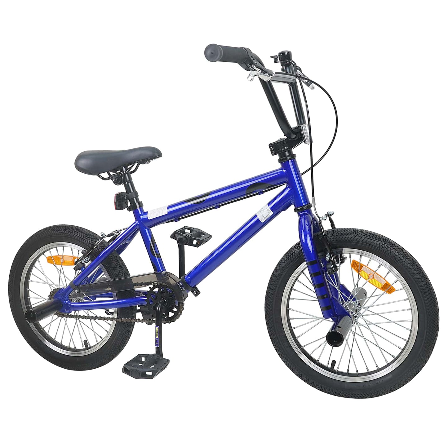 vidaXL BMX Ποδήλατο 16 ίντσες για παιδιά 5-8 ετών Σκούρο Μπλε