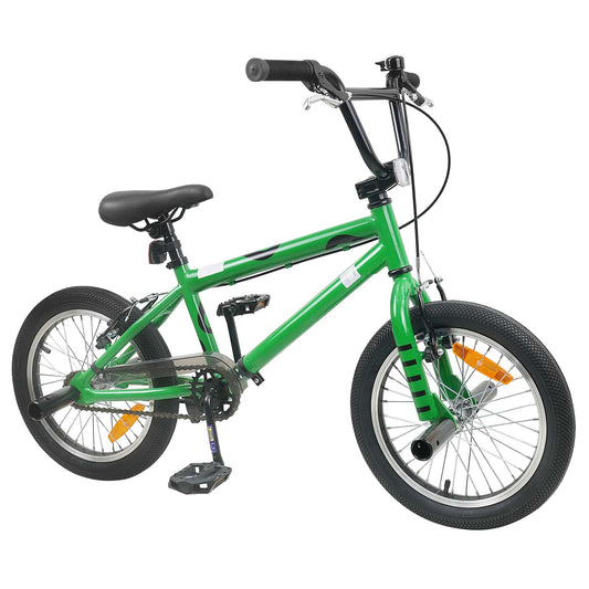 vidaXL BMX Ποδήλατο 16 ίντσες για παιδιά 5-8 ετών Πράσινο