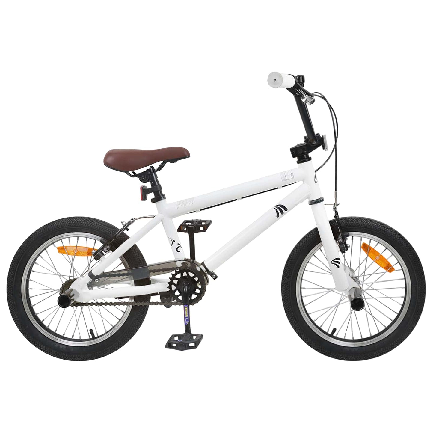 vidaXL BMX Ποδήλατο 16 ίντσες για παιδιά 5-8 ετών Λευκό