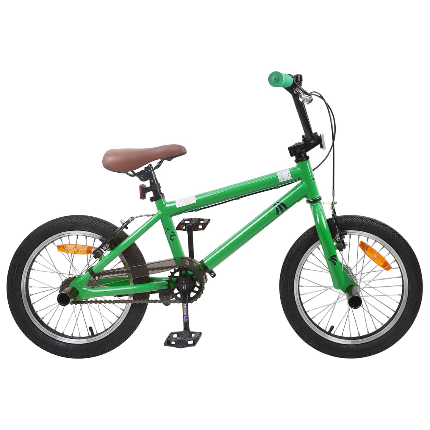 vidaXL BMX Ποδήλατο 18 ίντσες για 7-10 ετών Πράσινο
