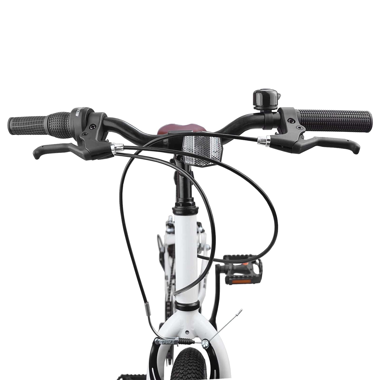 vidaXL Ορεινό Ποδήλατο 24 ίντσες 6-Speed για 8-12 ετών Λευκό