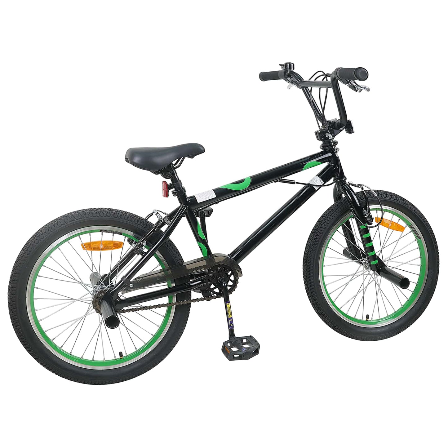 vidaXL BMX Ποδήλατο 20 ίντσες για πάνω από 9 ετών Μαύρο