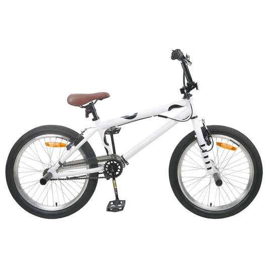vidaXL BMX Ποδήλατο 20 ίντσες για πάνω από 9 ετών Λευκό