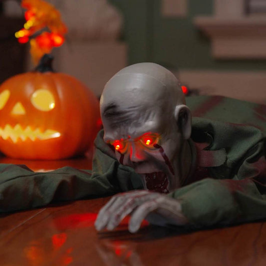 vidaXL Ερπυστικός ζωντανός νεκρός Halloween Πράσινο