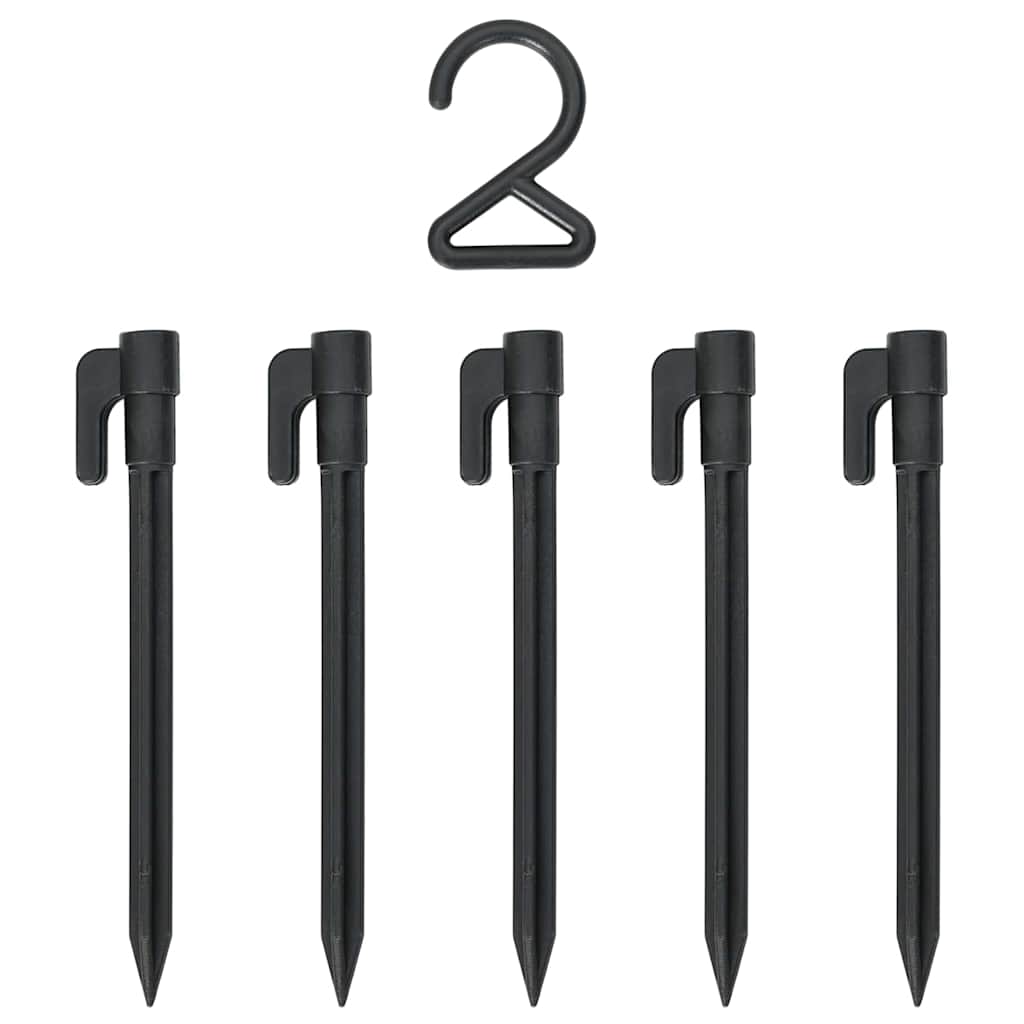 vidaXL Διακόσμηση Σαρακιού Χαλοουίν με Ιστός 2 pcs Μαύρο και λευκό 200 εκ.