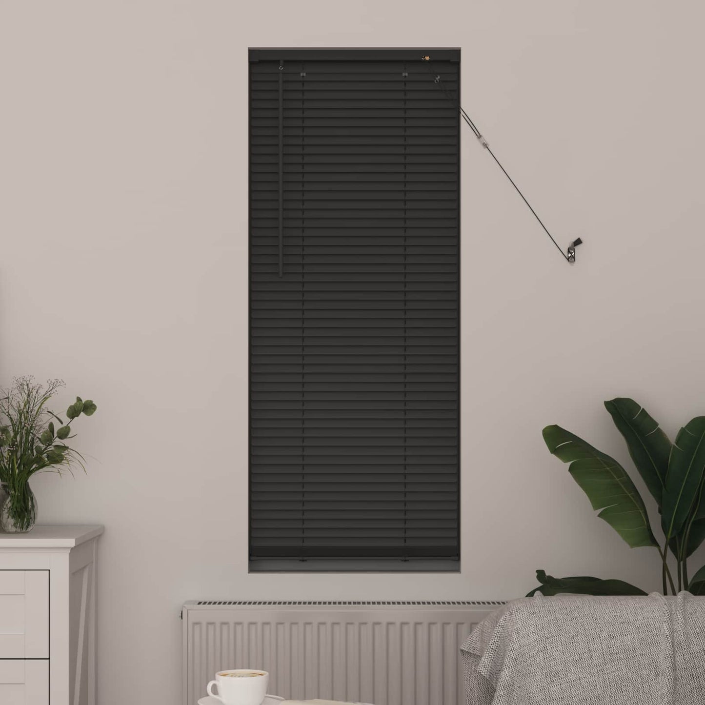 vidaXL Βενετσιάνικη Σκίαση Ασημί Γκρι 150 x 40 εκ PVC
