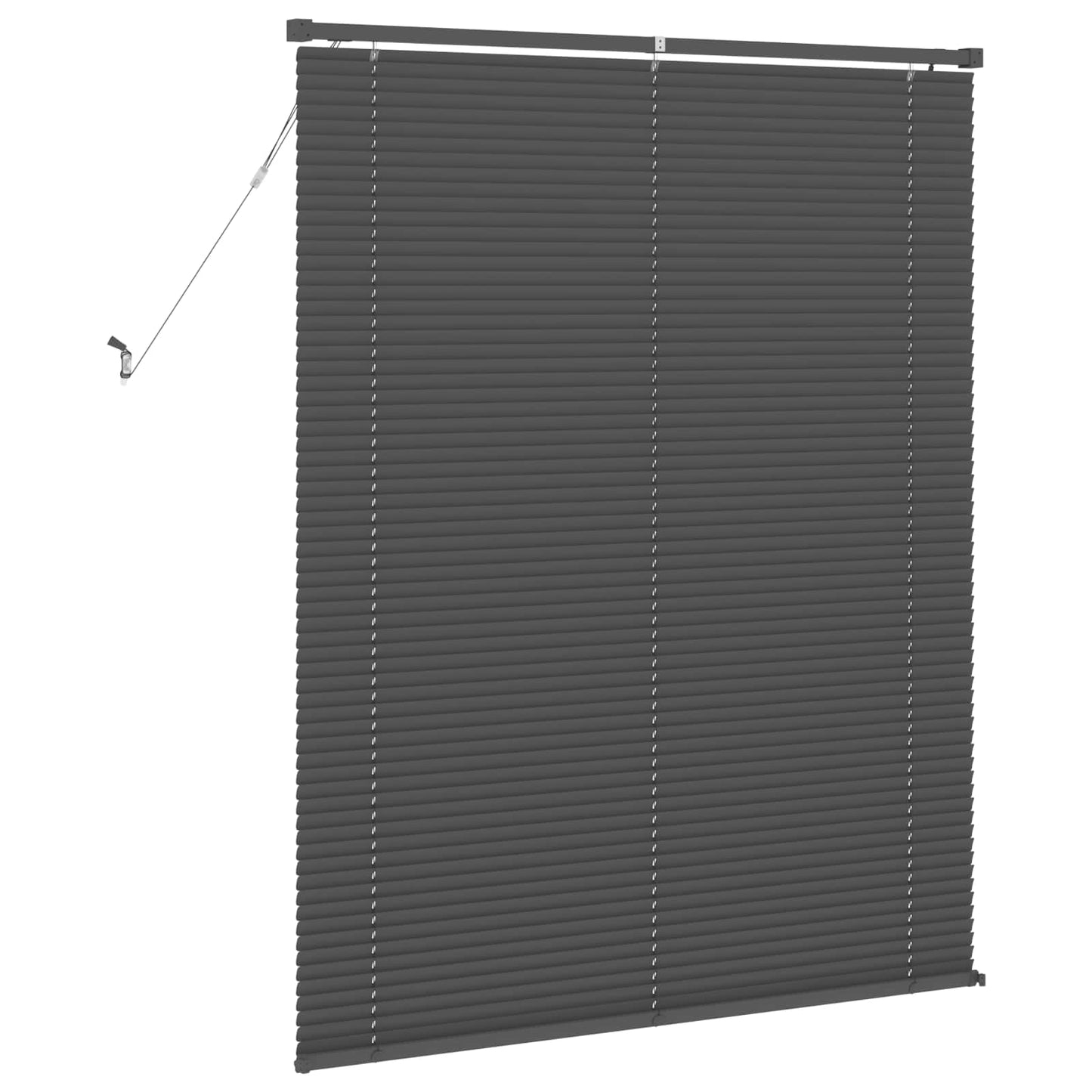 vidaXL Βενετσιάνικη Σκίαση Ασημί Γκρι 150 x 110 εκ PVC