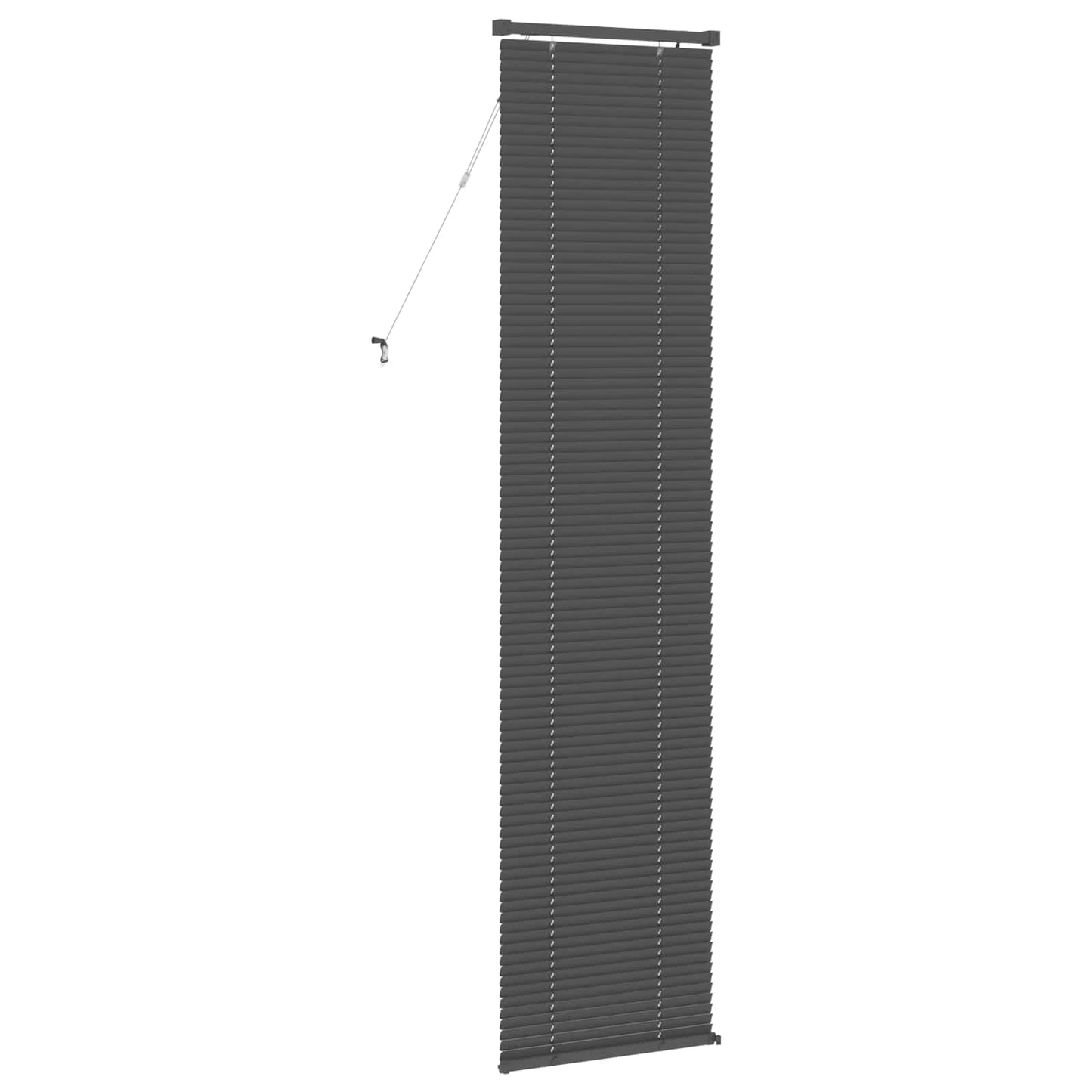 vidaXL Βενετσιάνικη Σκίαση Ασημί Γκρι 213 x 60 εκ PVC
