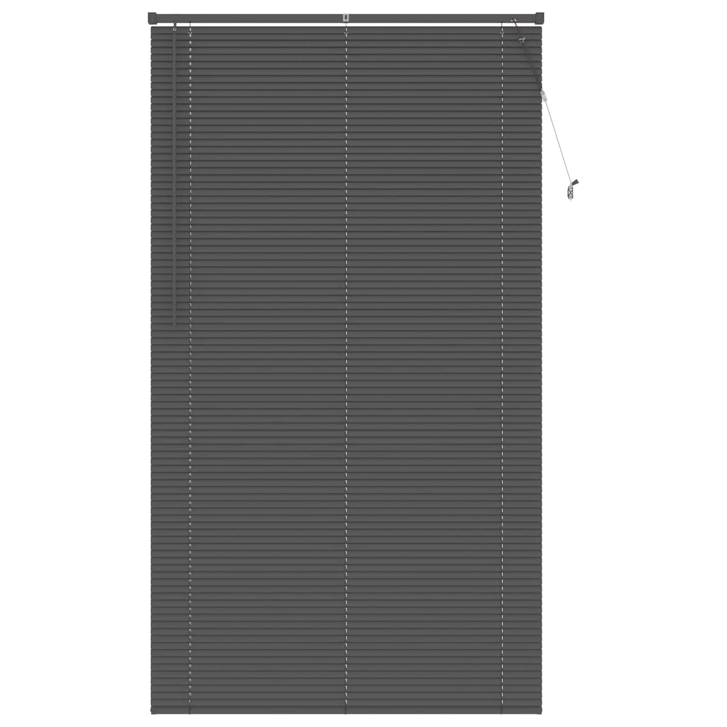 vidaXL Βενετσιάνικη Σκίαση Ασημί Γκρι 213 x 110 εκ PVC